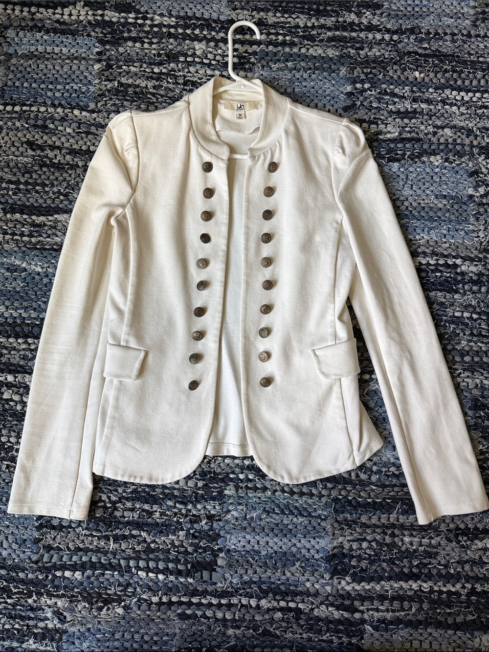BOGO Ya Los Angeles Cream Military-Style Vintage Blazer